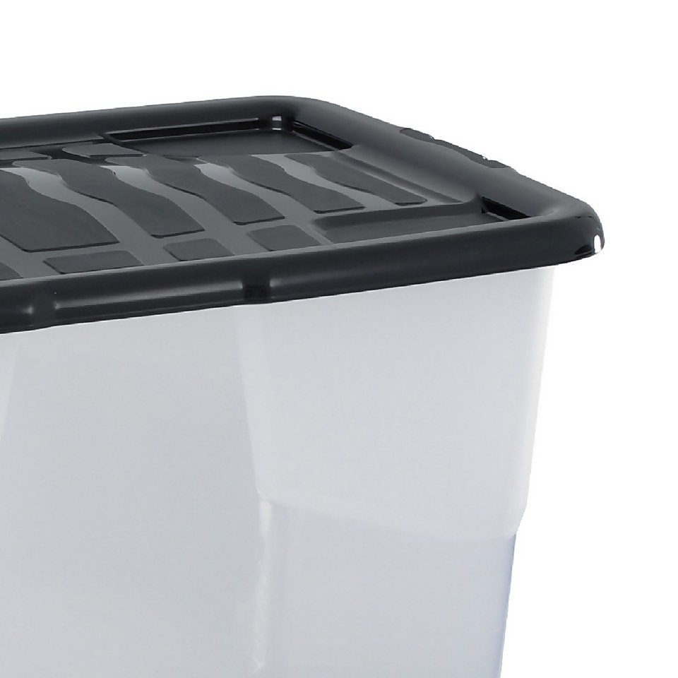Strata Set of 3 Curve Boxes and Lids 65L Homebase