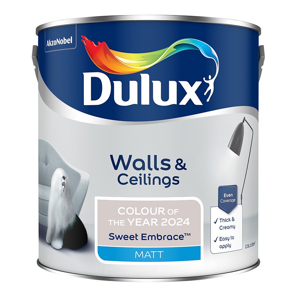 Dulux Matt Emulsion Colour of the Year 2024 Sweet Embrace - 2.5L