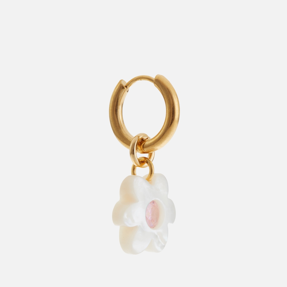 Notte Mini Superbloom Glow Gold-Plated Stud Earring