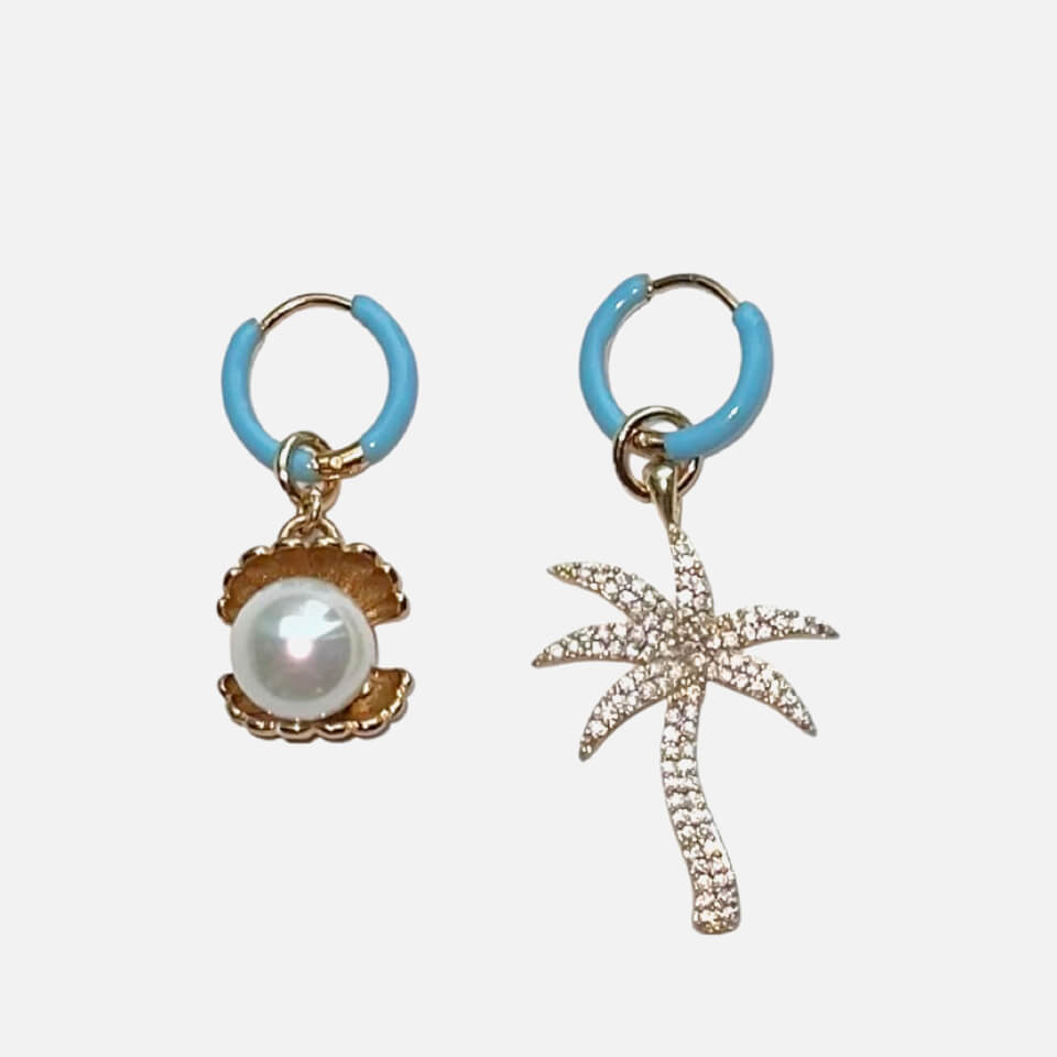 Notte Tropicana Gold-Plated Earrings