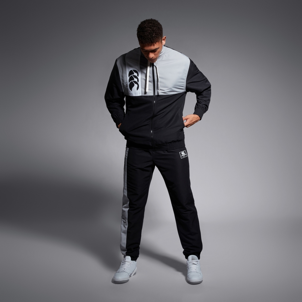 MENS LEGENDS WVN TRACK JACKET BLACK