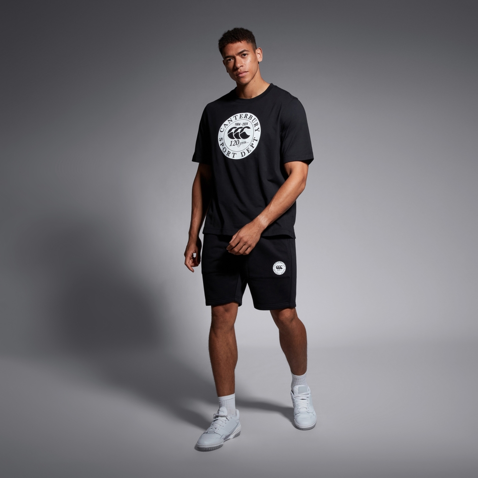 ADULT UNISEX SPORT DEPT 9" KNIT SHORTS BLACK