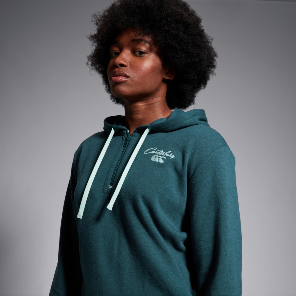 WOMENS SCENE-SET HOODIE BLUE