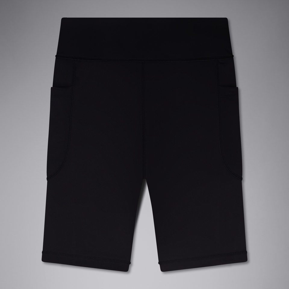 WOMENS CONVEX 8" BIKE SHORTS BLACK