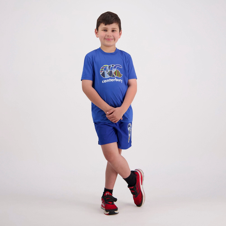 JUNIOR UNISEX STRONG BLUE T-SHIRT BLUE