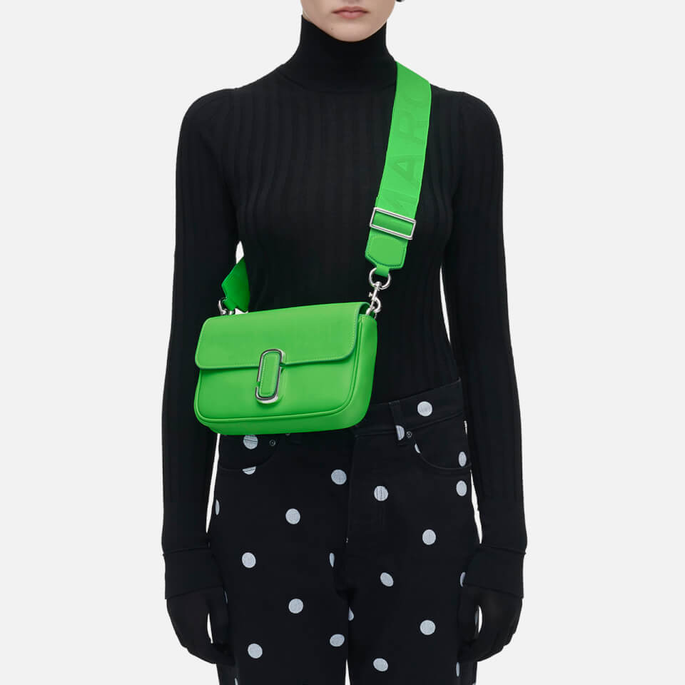 Marc Jacobs The J Marc Coated-Leather Shoulder Bag