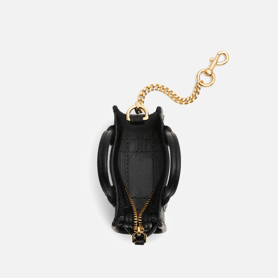 Marc Jacobs Women's The Leather Nano Tote Charm - Black