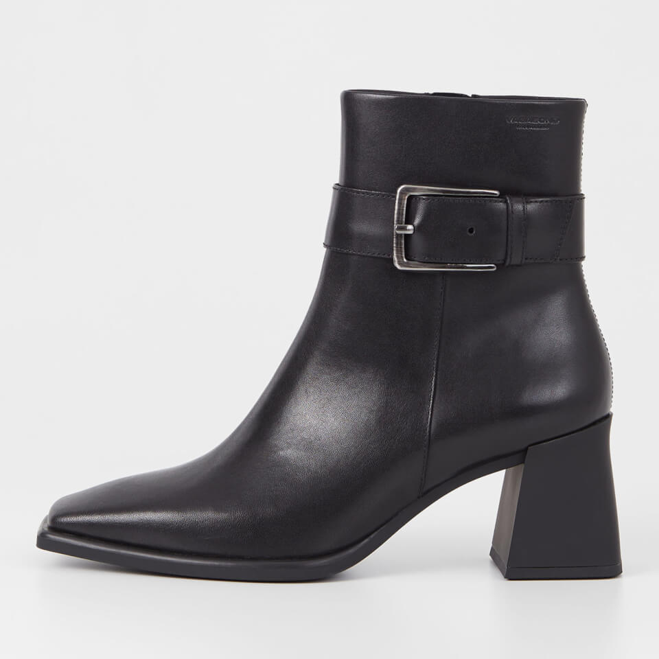 Vagabond Women's Hedda Buckle Leather Heeled Boots