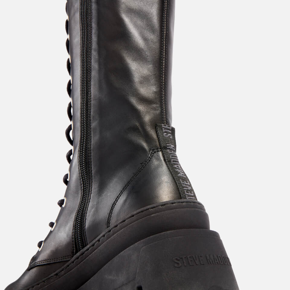 Steve madden karrin cap toe leather boot new arrivals