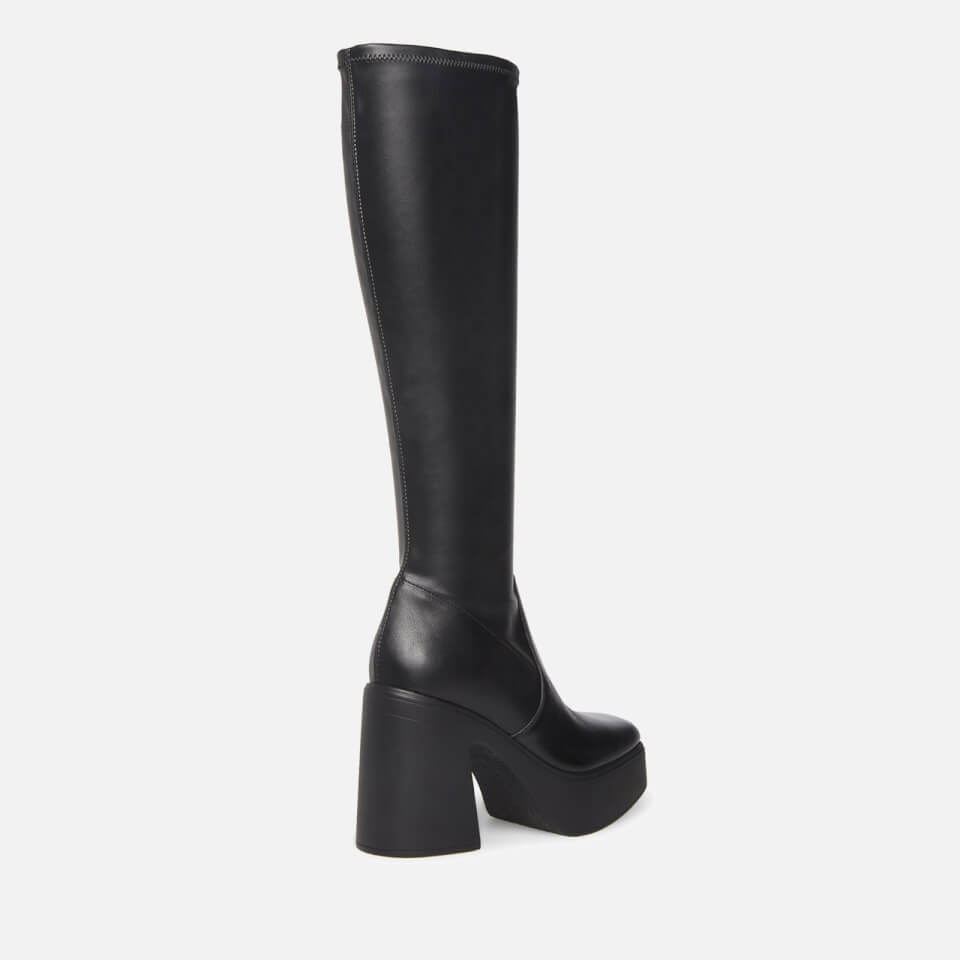 Steve Madden Women's Phoenix Platform Faux Leather Knee High Boots