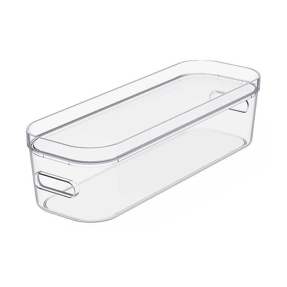 SmartStore Compact Clear Box Slim Lid