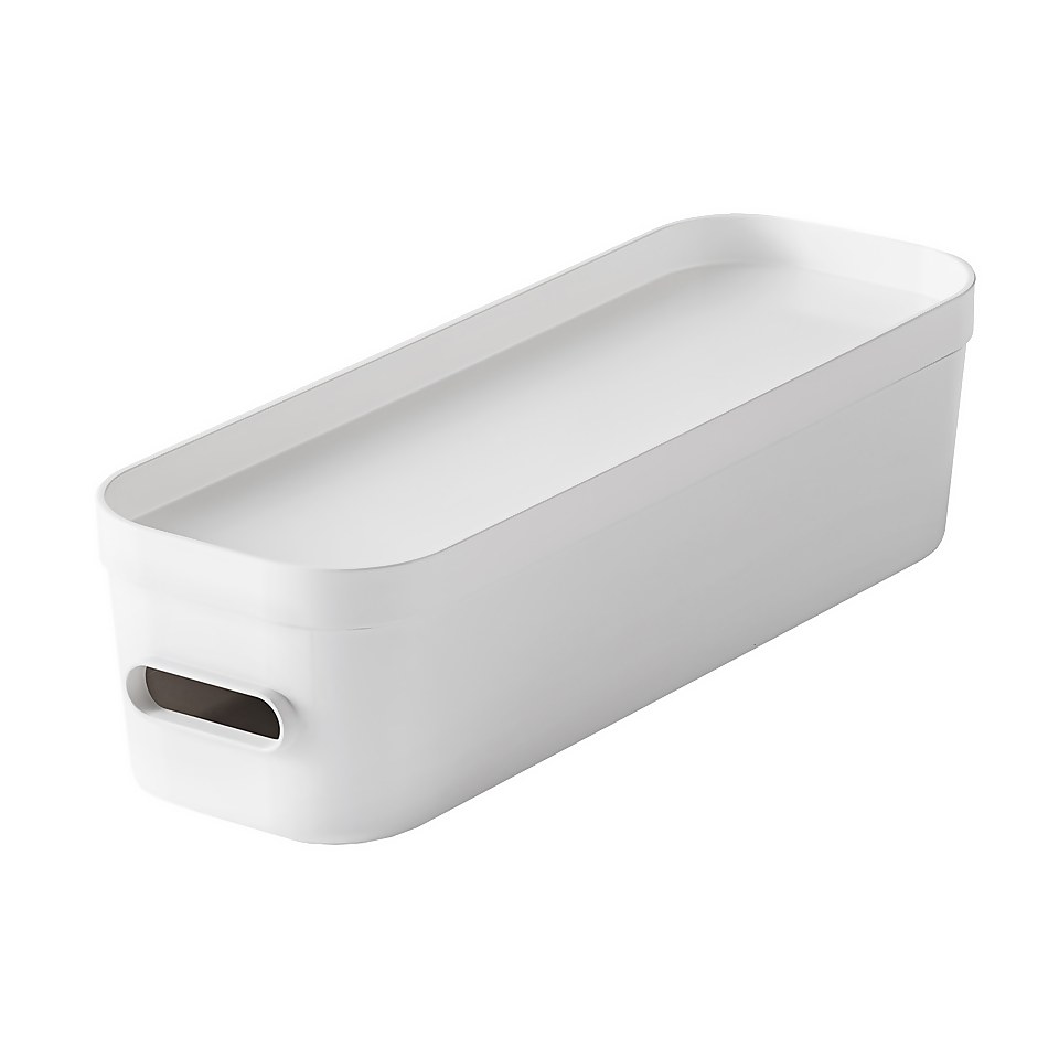 SmartStore Compact Box Slim Lid - White