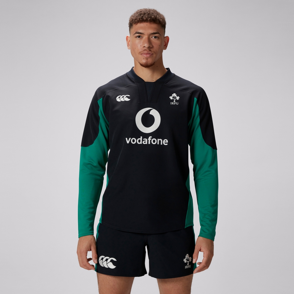 MENS IRELAND TECH DRILL TOP BLACK/GREEN