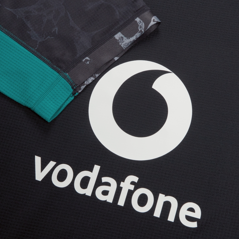 MENS IRELAND PRE GAME PRO JERSEY BLACK/GREEN