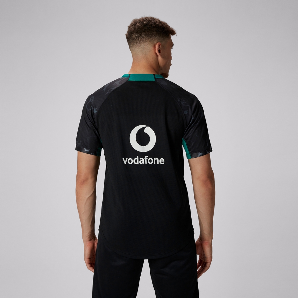 MENS IRELAND PRE GAME PRO JERSEY BLACK/GREEN