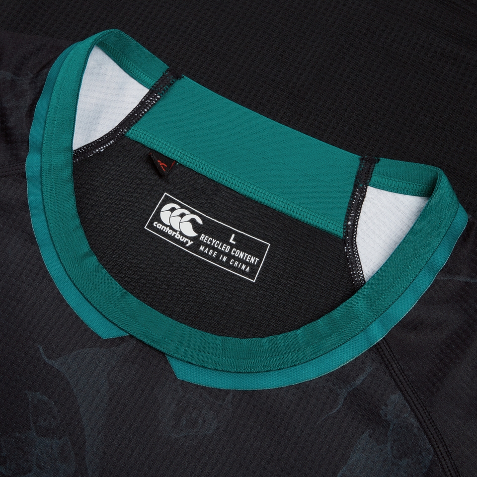 MENS IRELAND PRE GAME PRO JERSEY BLACK/GREEN