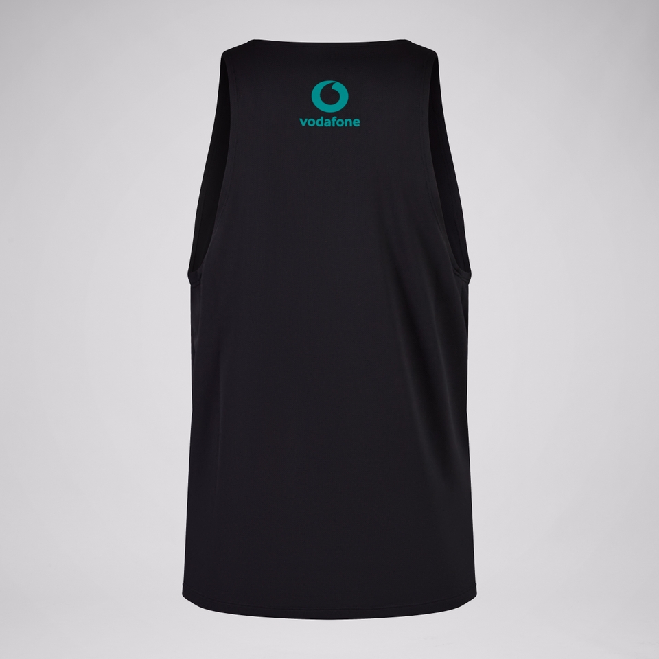 MENS IRELAND POLY TRAINING SINGLET BLACK
