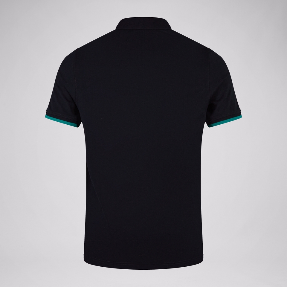 MENS IRELAND TEAM POLO SHIRT BLACK/GREEN
