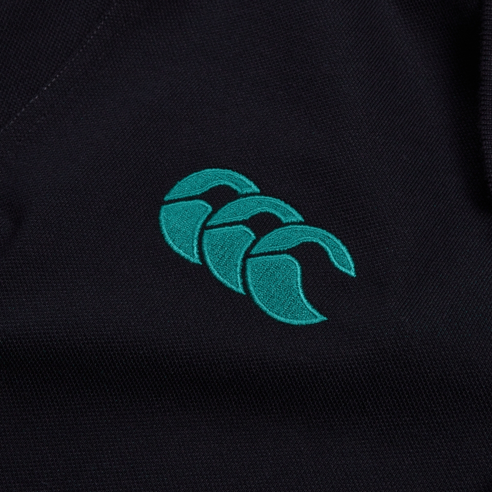 MENS IRELAND TEAM POLO SHIRT BLACK/GREEN