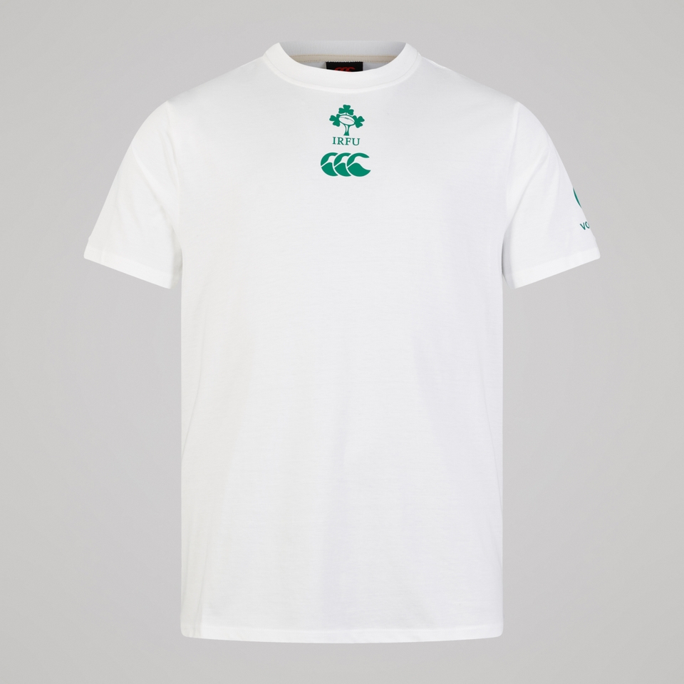 MENS IRELAND TEAM COTTON TEE WHITE/GREEN