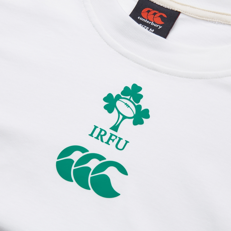 MENS IRELAND TEAM COTTON TEE WHITE/GREEN
