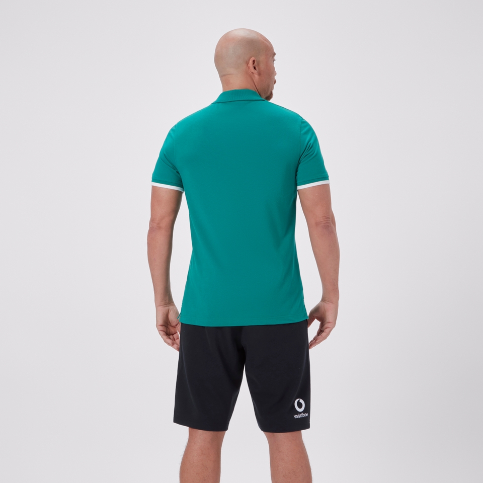 MENS IRELAND TEAM POLO SHIRT GREEN/WHITE