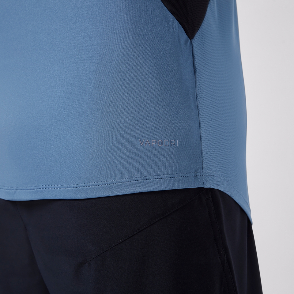 MENS IRELAND SUPERLIGHT TRAINING TEE BLUE/BLACK