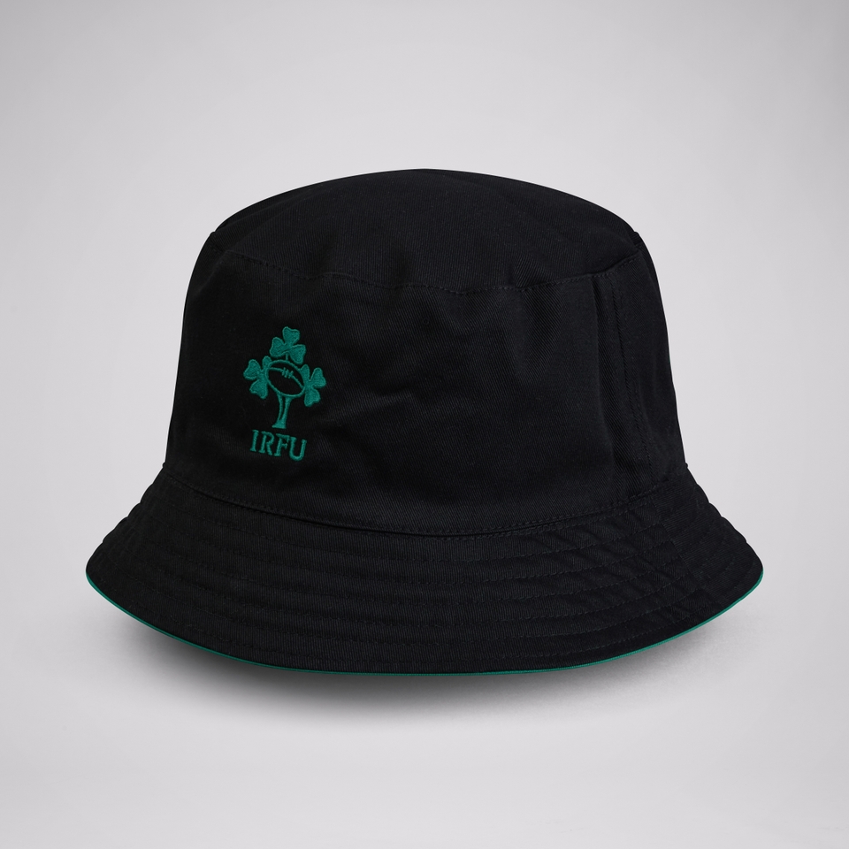 ADULT UNISEX IRELAND REVERSIBLE BUCKET HAT BLACK/GREEN