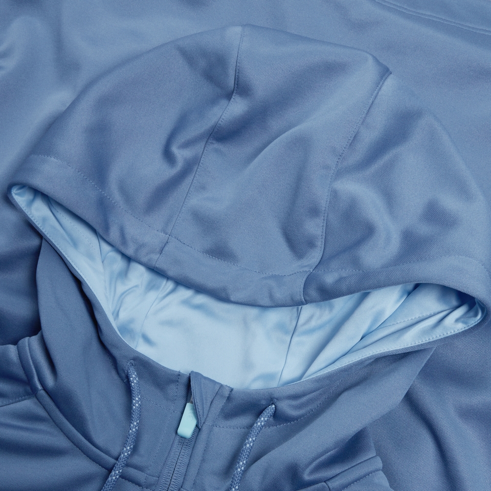 MENS IRELAND OVERHEAD ZIP TRAINING HOODY BLUE