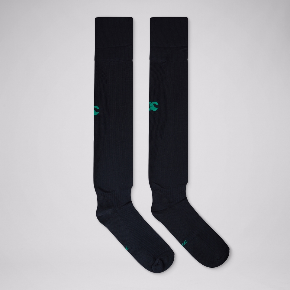 ADULT UNISEX IRELAND ALT SOCK WO GRIP BLACK/GREEN