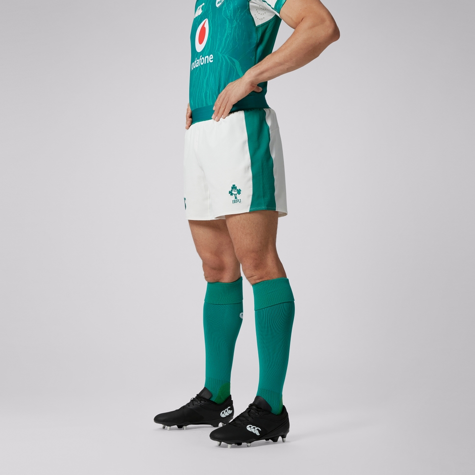 MENS IRELAND HOME MATCH SHORT WHITE/GREEN