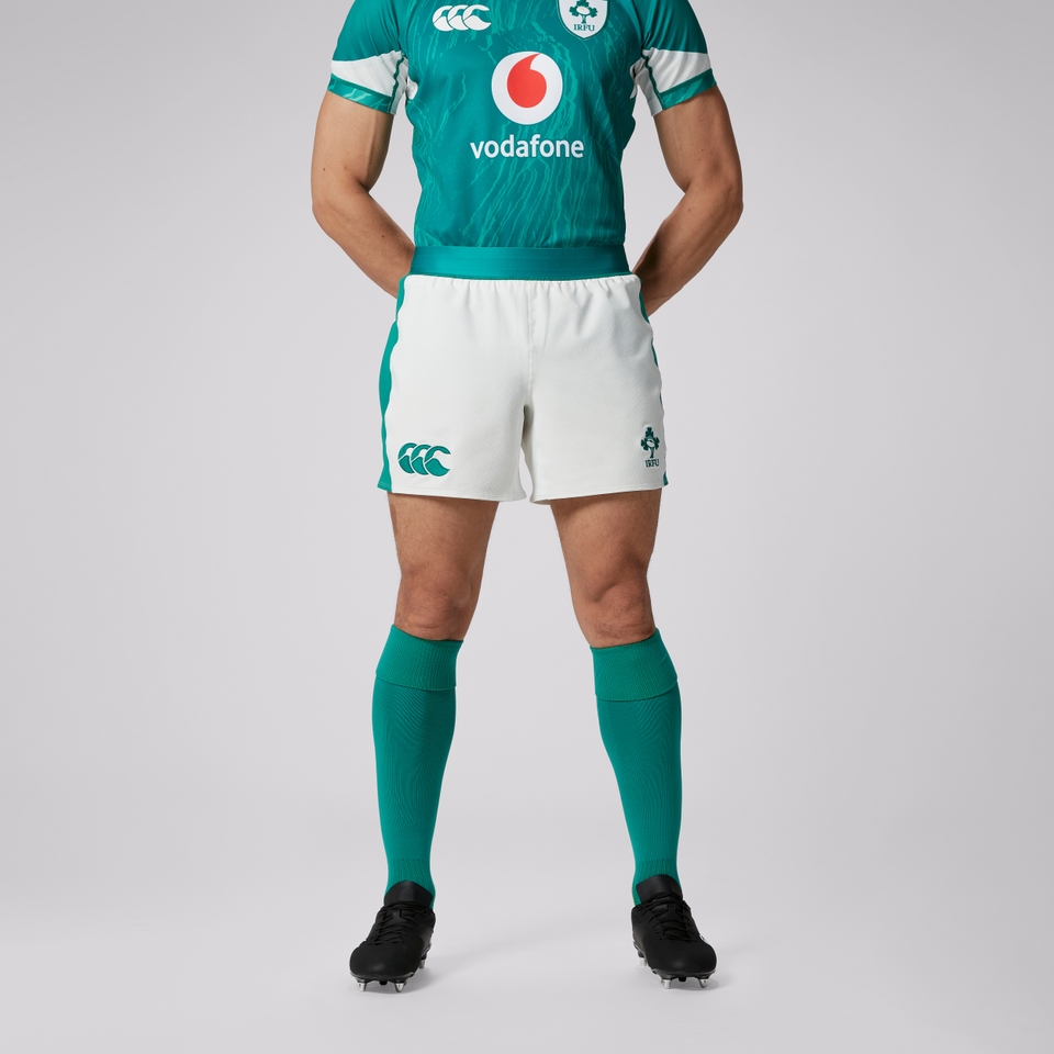 MENS IRELAND HOME MATCH SHORT WHITE/GREEN