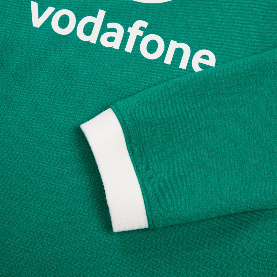 WOMENS IRELAND HOME LS CLASSIC POLO SHIRT GREEN/WHITE