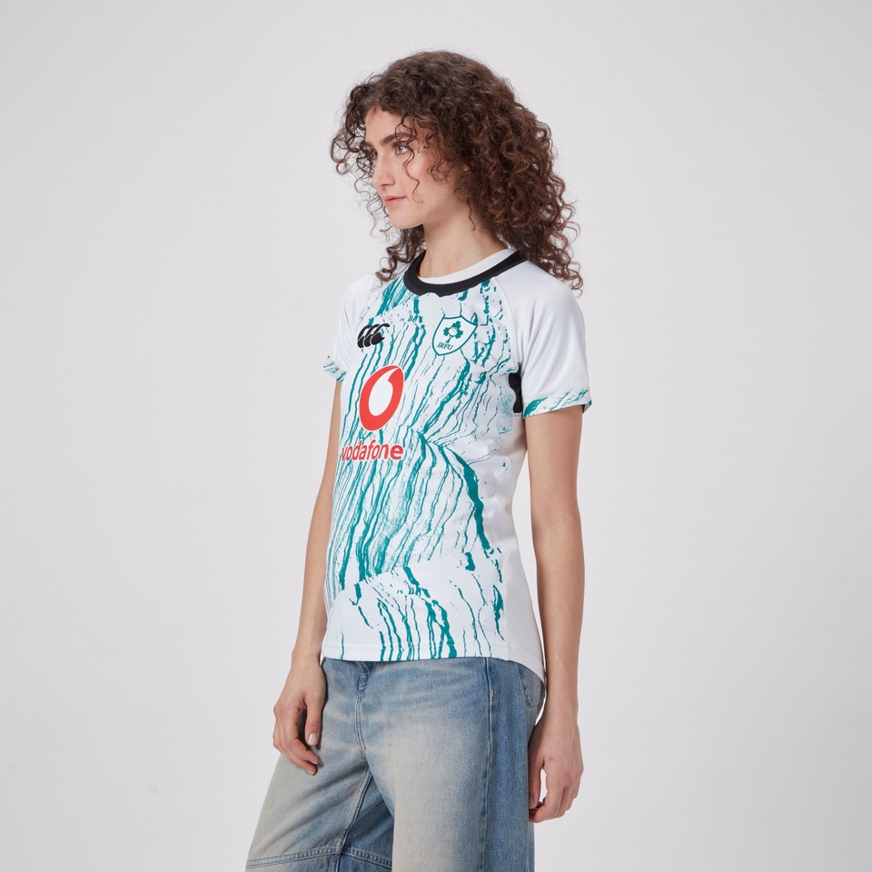 WOMENS IRELAND ALT PRO JERSEY WHITE/BLACK