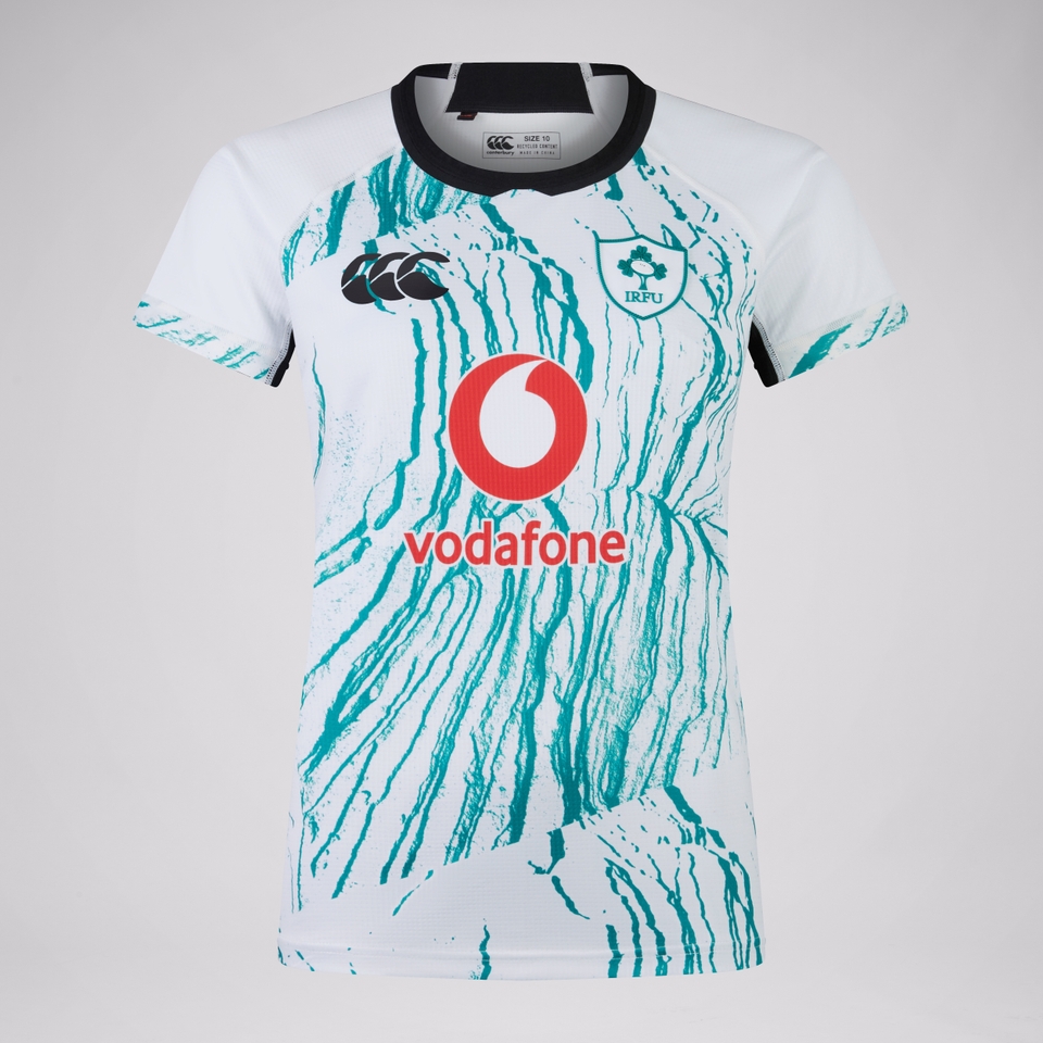 WOMENS IRELAND ALT PRO JERSEY WHITE/BLACK