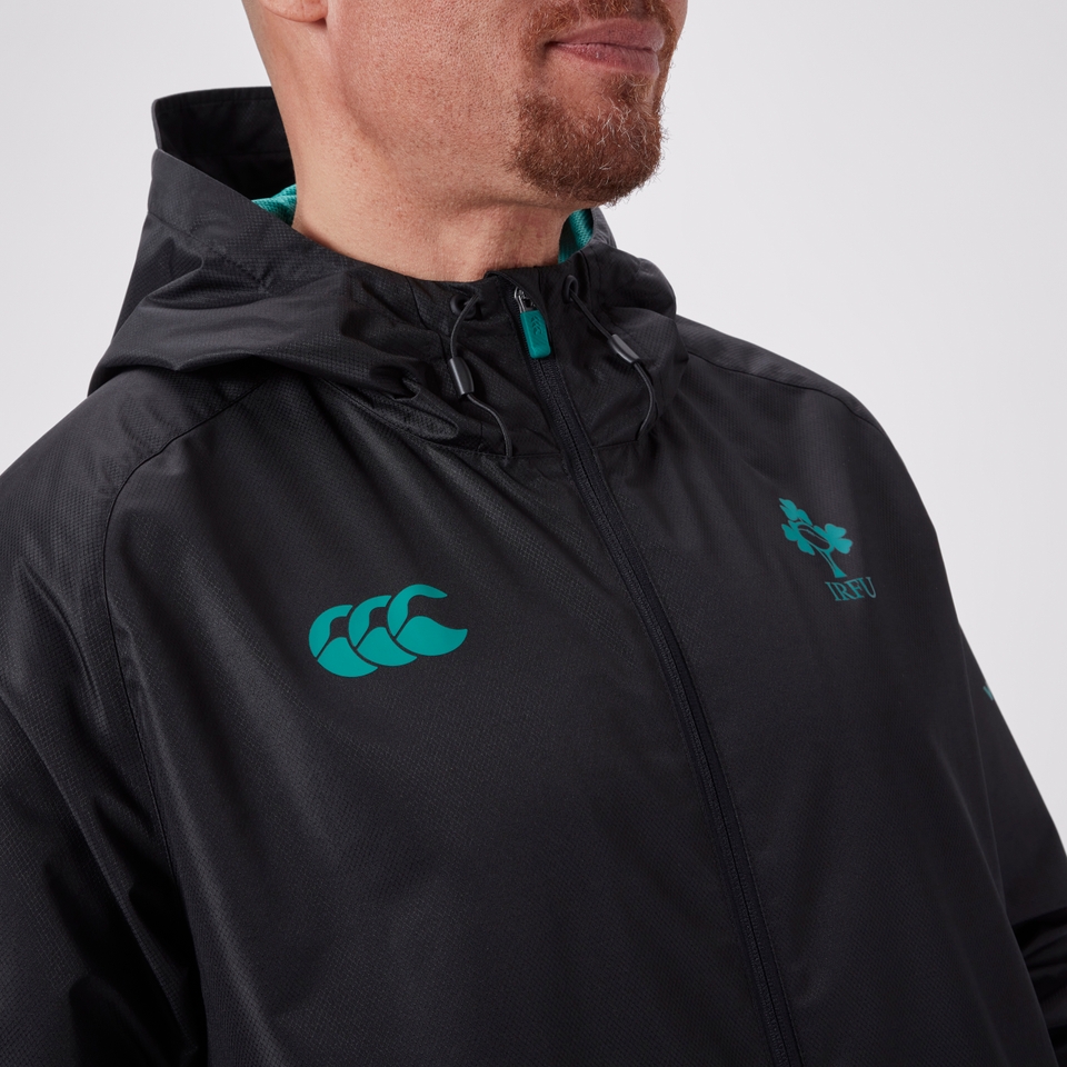 MENS IRELAND WR JACKET BLACK/GREEN