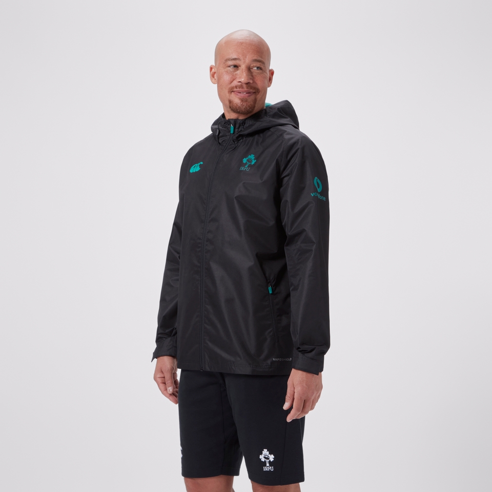 MENS IRELAND WR JACKET BLACK/GREEN