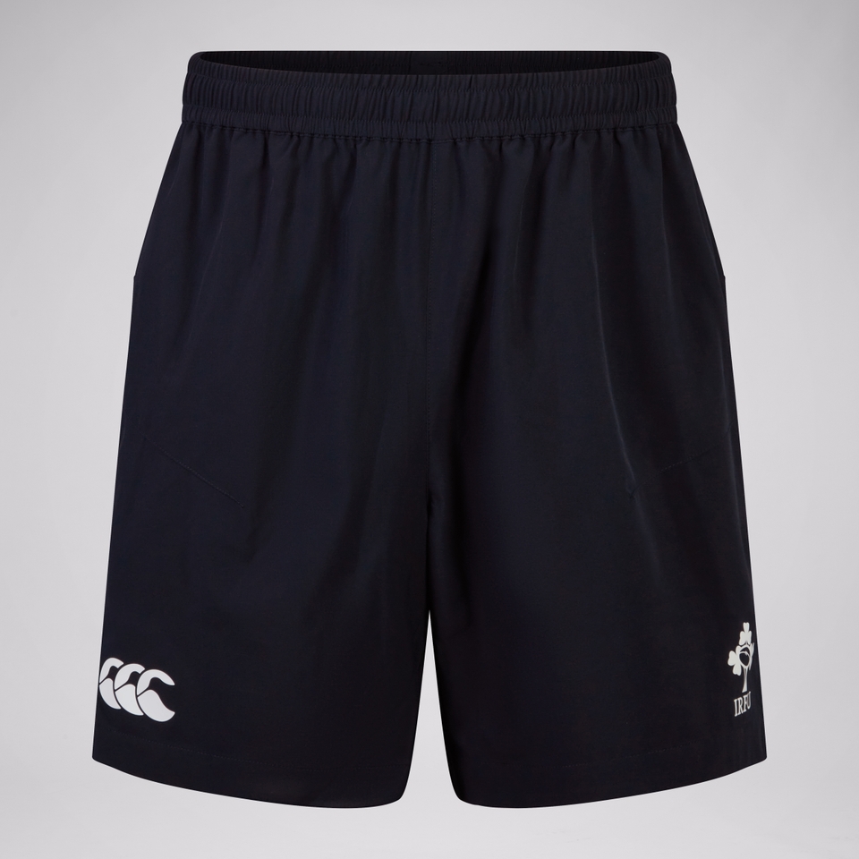 MENS IRELAND VAPODRI WOVEN GYM SHORTS BLACK
