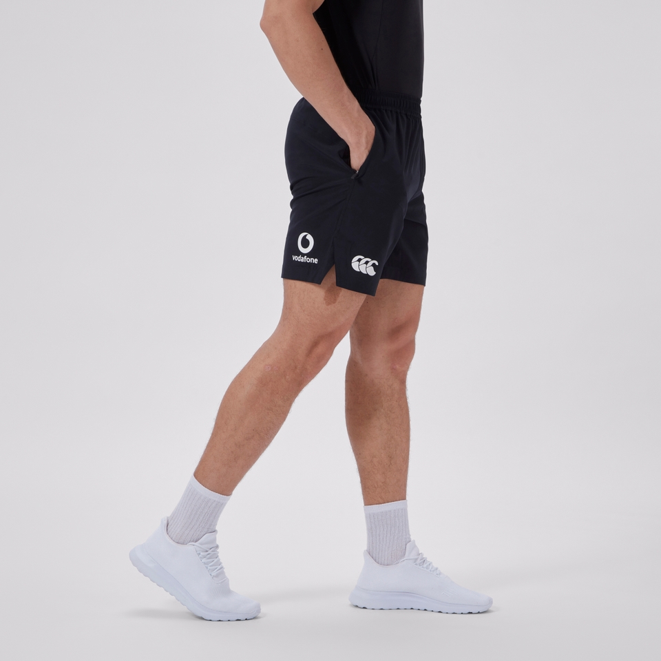 MENS IRELAND VAPODRI WOVEN GYM SHORTS BLACK
