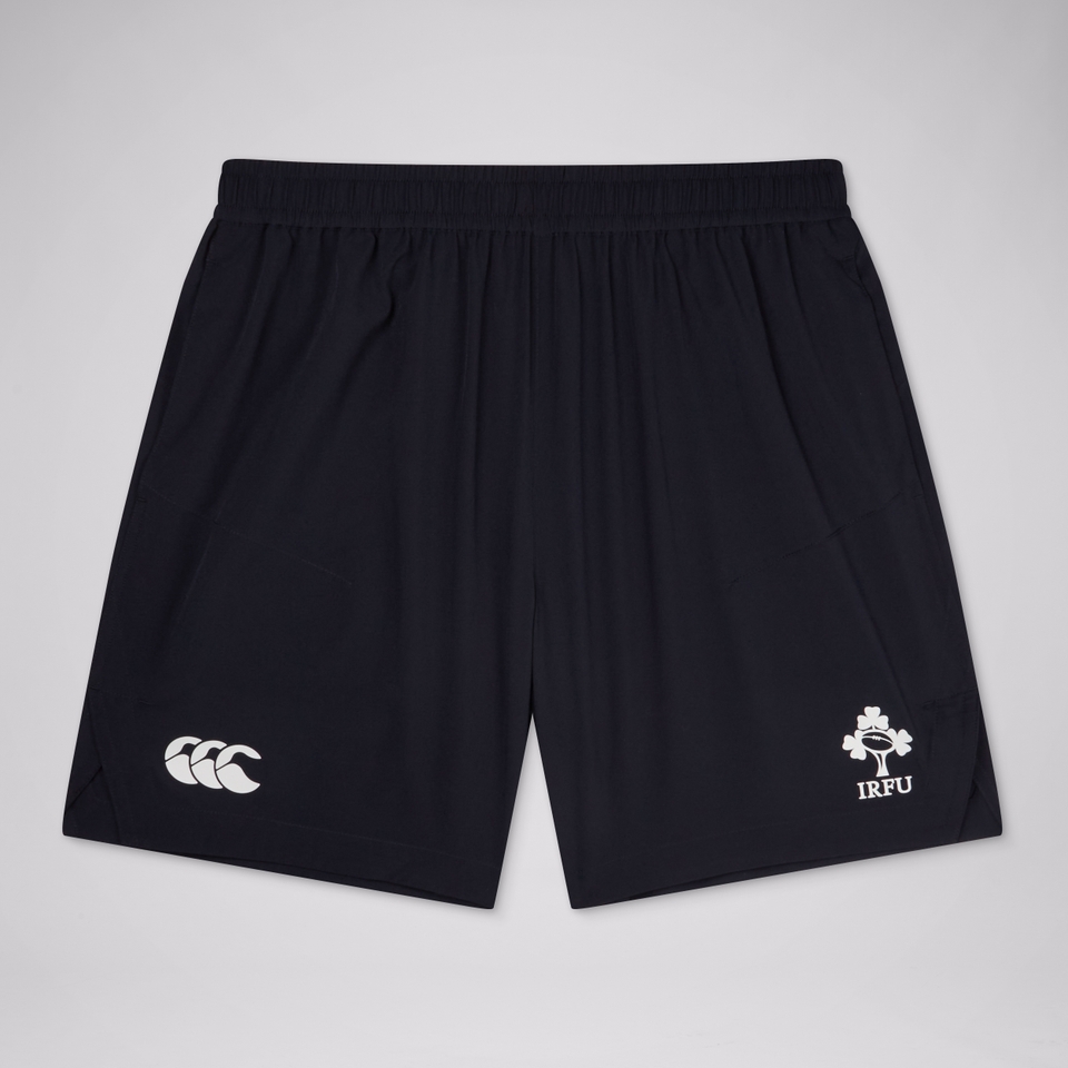 MENS IRELAND VAPODRI WOVEN GYM SHORTS BLACK