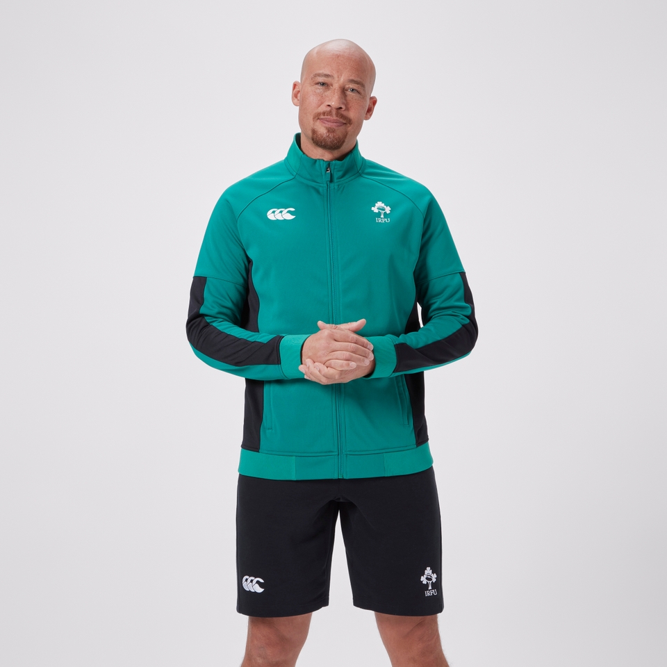 CANTERBURY IRELAND TRAVEL JACKET AM GREEN/BLACK