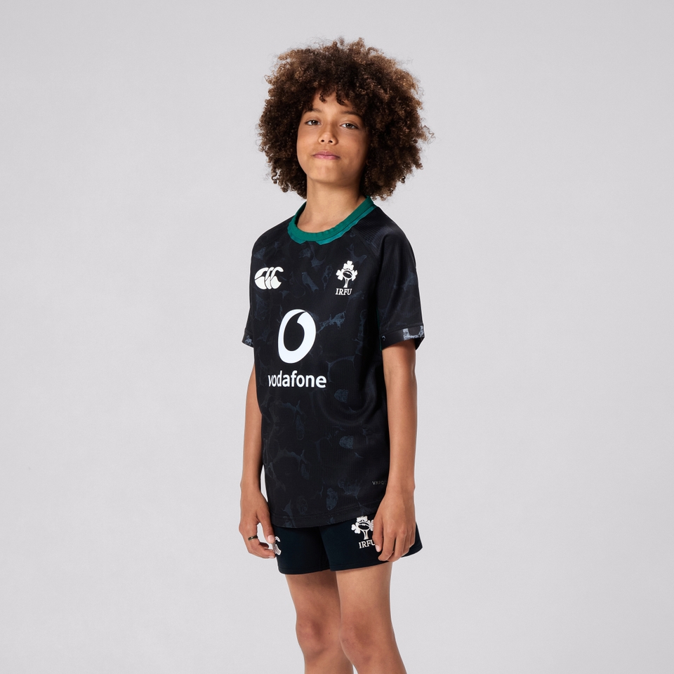 CANTERBURY IRE PRE GAME PRO JERSEY JNR JU BLACK/GRN