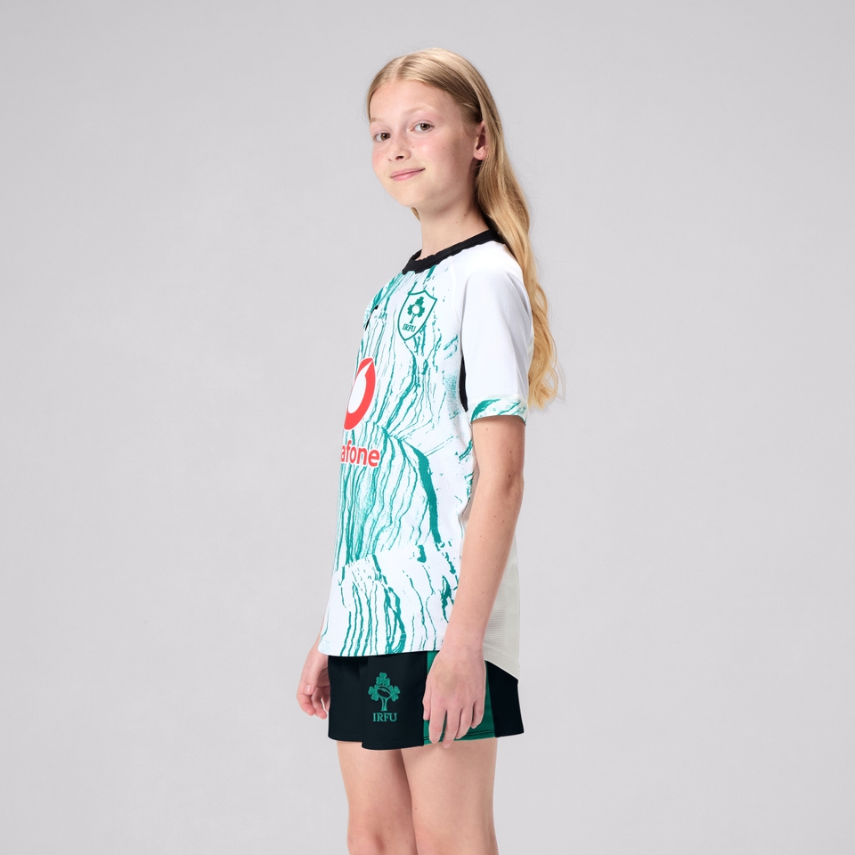 JUNIOR UNISEX IRELAND ALT PRO JERSEY WHITE/BLACK