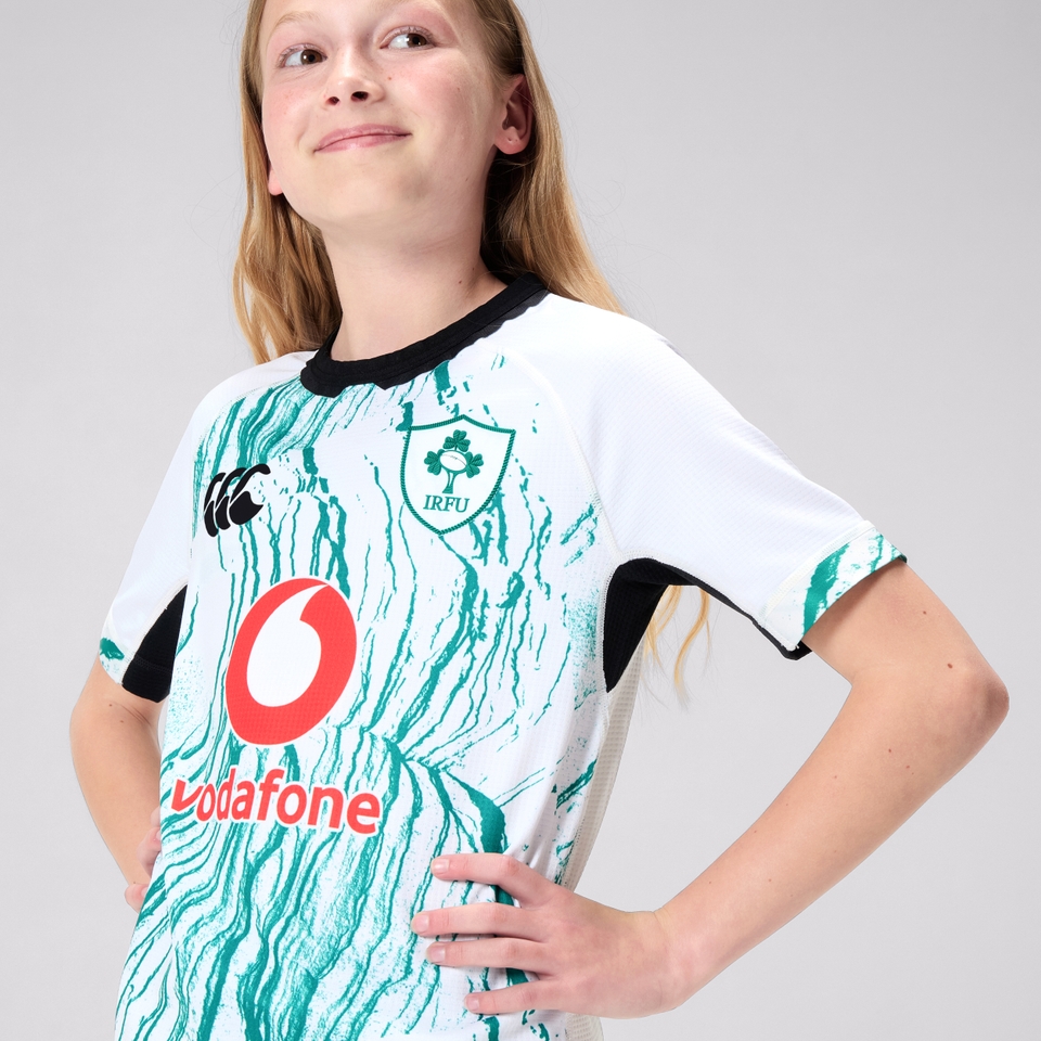 JUNIOR UNISEX IRELAND ALT PRO JERSEY WHITE/BLACK