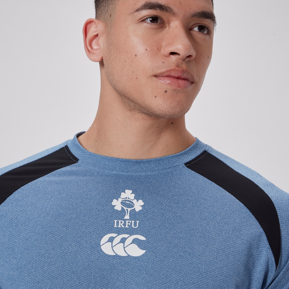 MENS IRELAND VAPODRI ELITE TRAINING TEE BLUE
