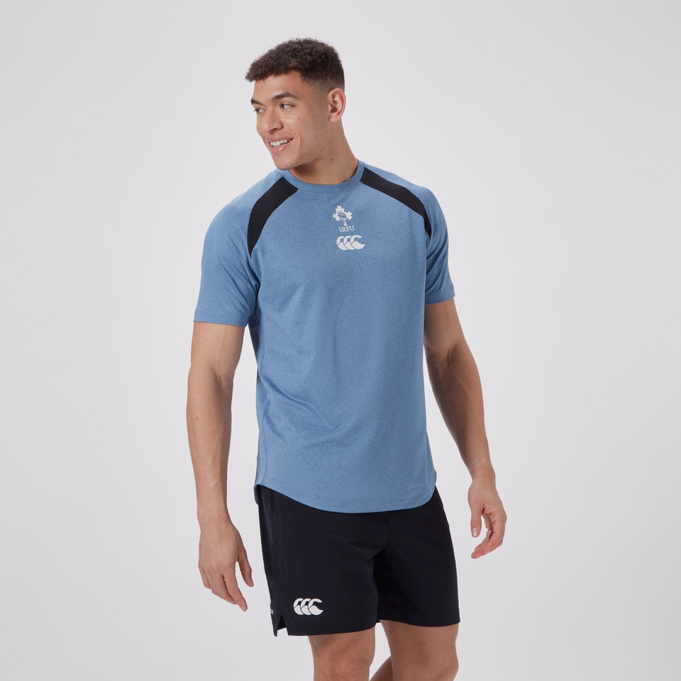 MENS IRELAND VAPODRI ELITE TRAINING TEE BLUE