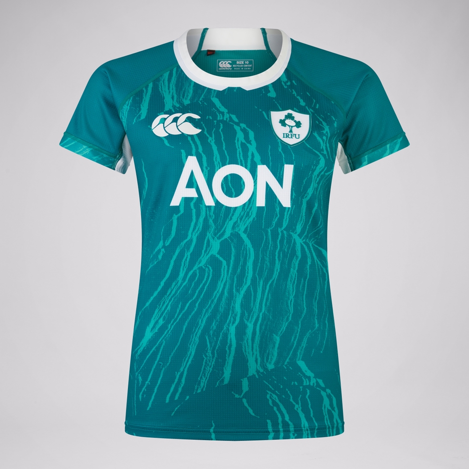 WOMENS IRELAND HOME PRO JERSEY GREEN/WHITE