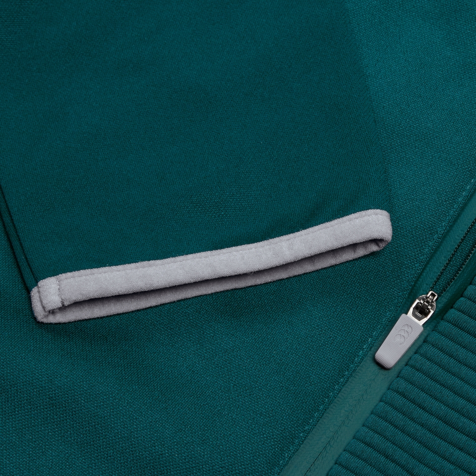 MENS IRELAND TECH FULL ZIP HOODY GREEN/GREY