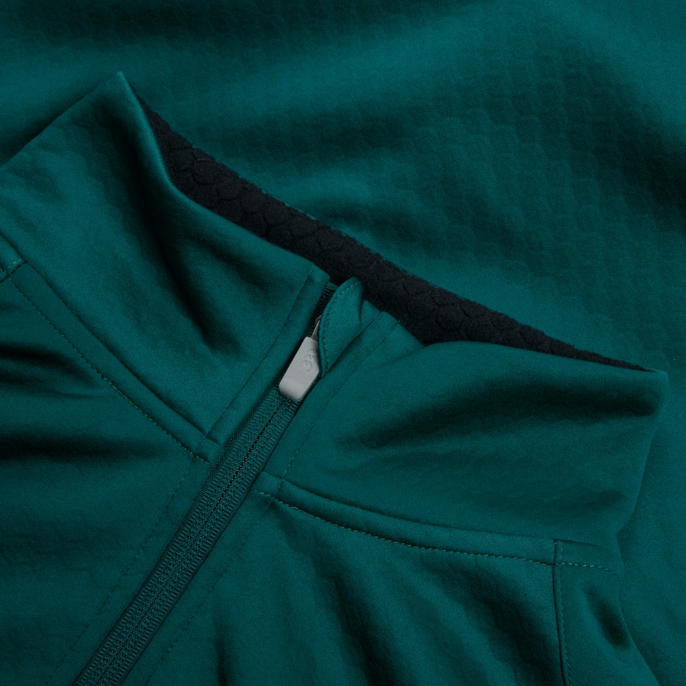 MENS IRELAND 1/4 ZIP TRAINING TOP GREEN/BLACK