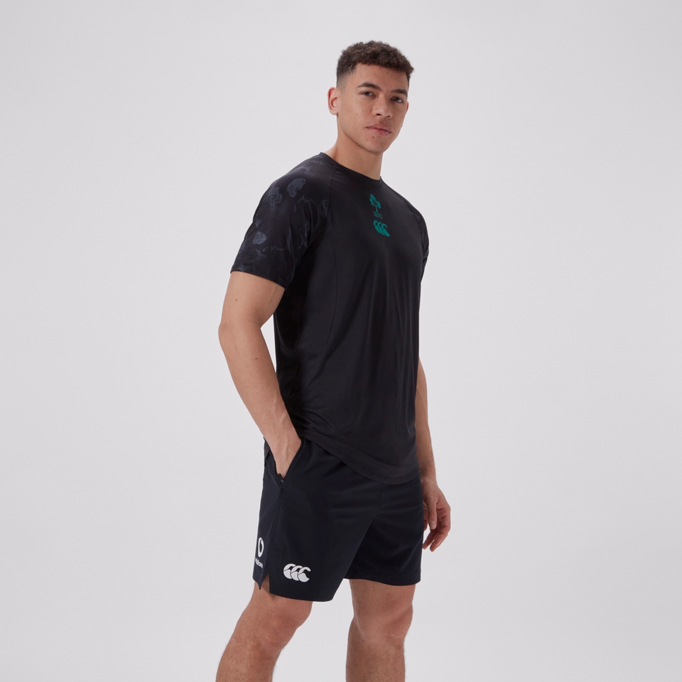 MENS IRELAND SUPER LIGHT TRAINING T-SHIRT BLACK